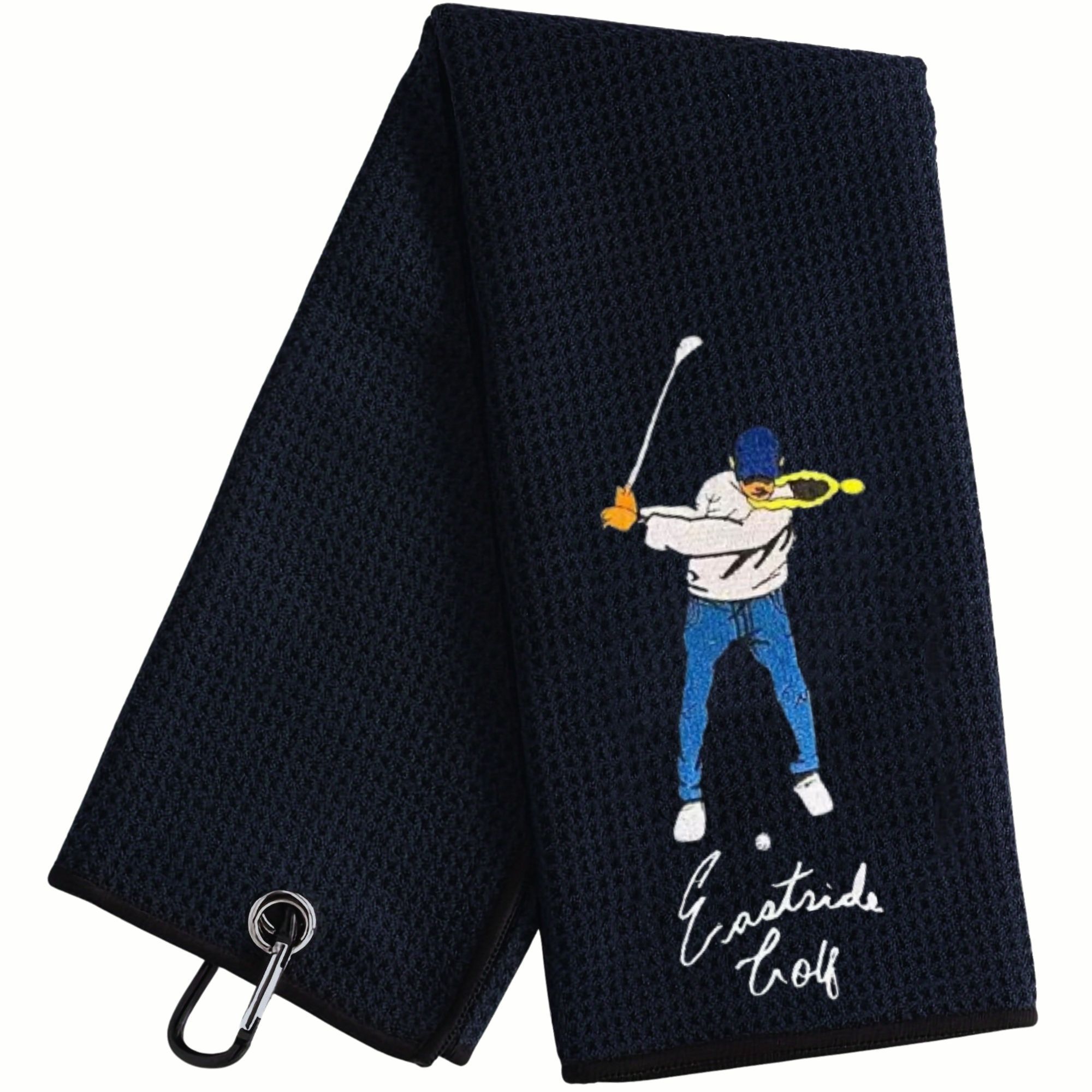 Golf Equipment Stores - Divertente asciugamano da golf verde ricamato