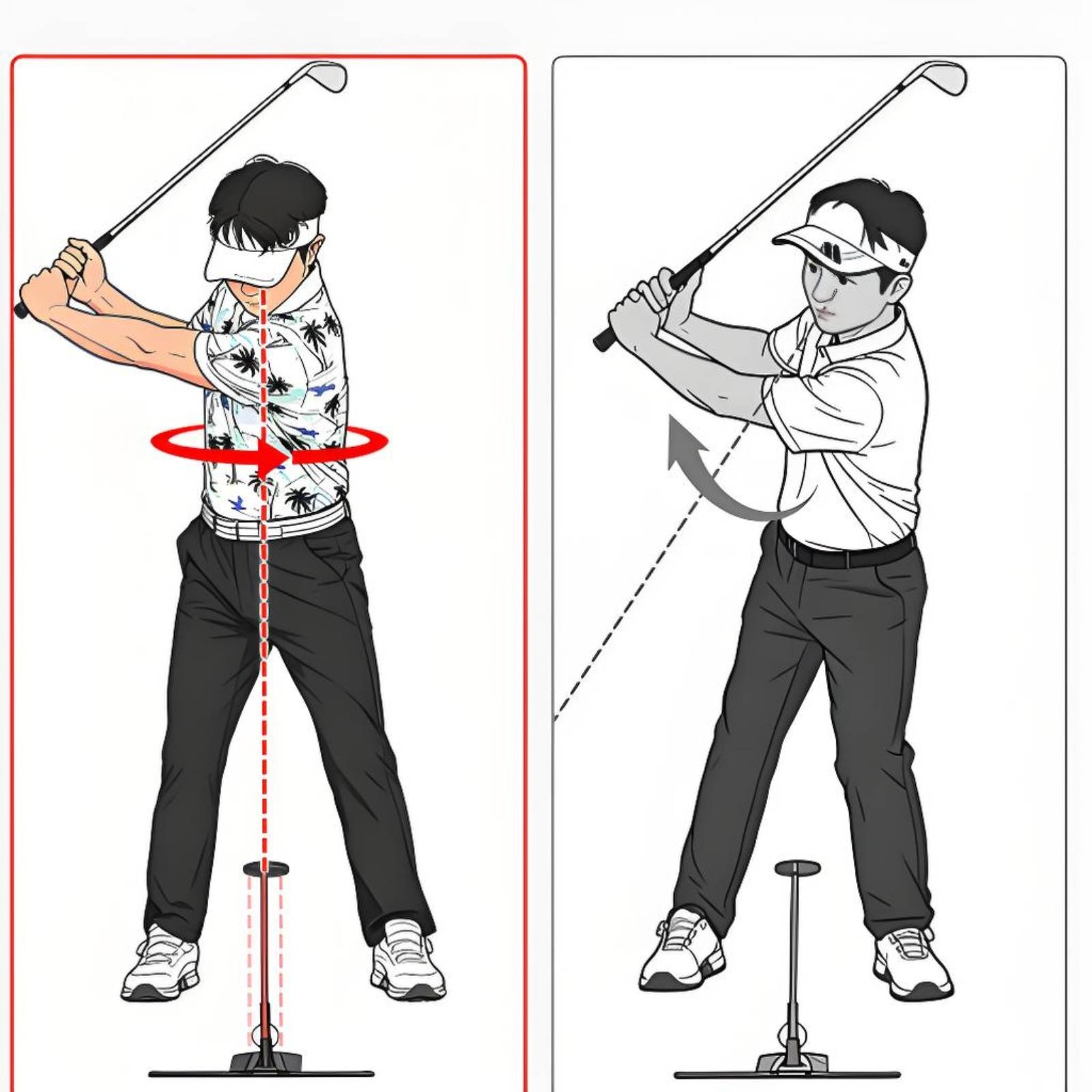 Golf Equipment Guide - Supporto per Bastone da Golf con