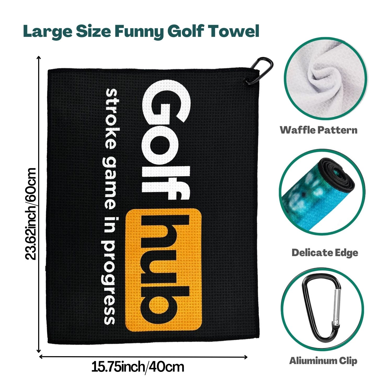 Divertente asciugamano da golf - Golf Equipment Stores recensione e prezzo